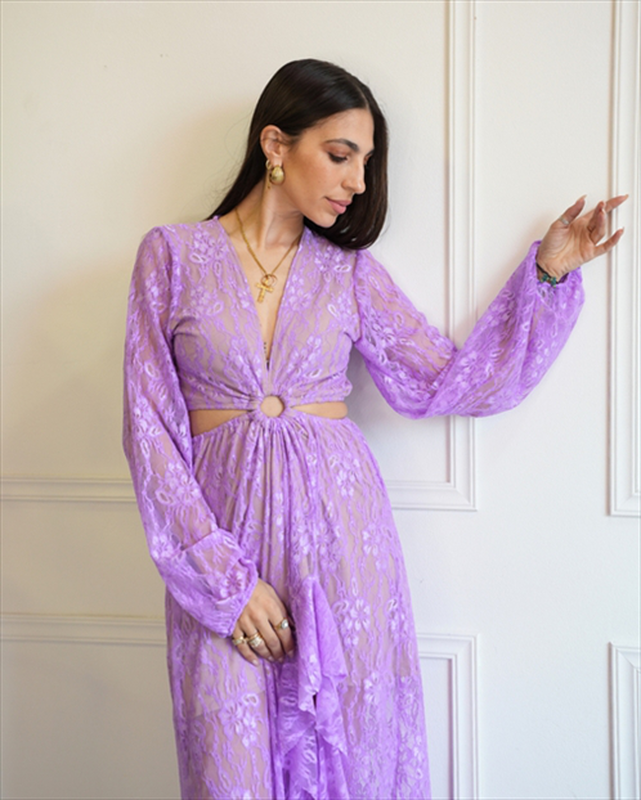 Product image: Ponytails charlotte midi lace dress ss2509-null