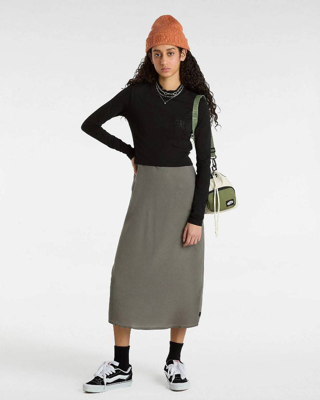 Womens mini mock neck long sleeve top-null