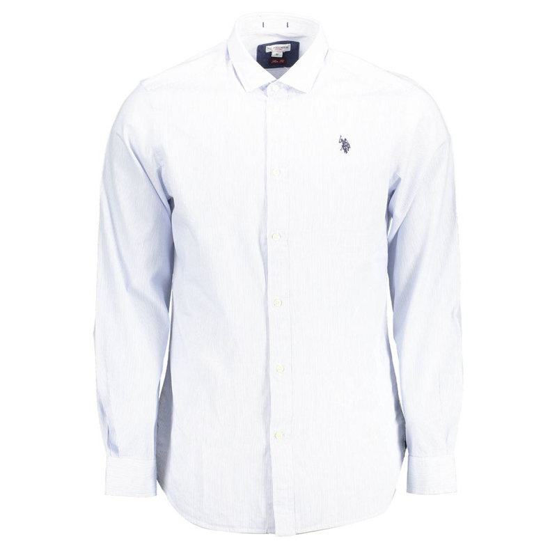 Azzurro cotton men's shirt-null