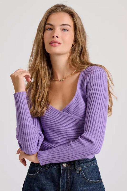 Knitted top v - funky buddha-null