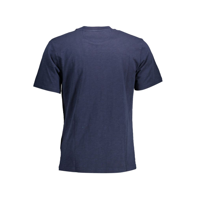 Blue cotton men's t-shirt-null