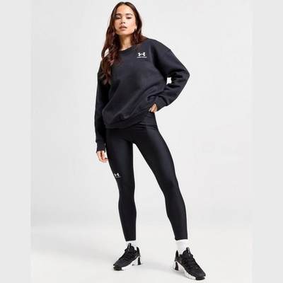 Under armour women hg legging, Black, medium