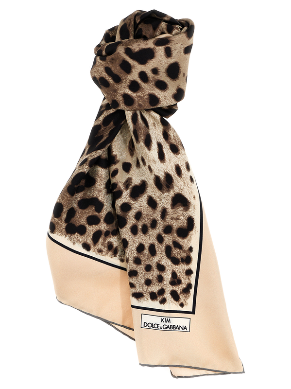 Multicolor silk scarf-null