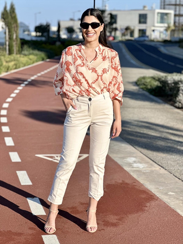 Cotton trouser suit-null