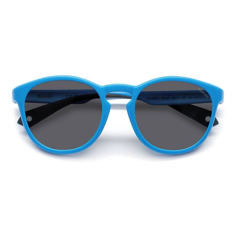 Blue resin sunglasses-null
