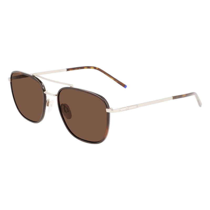 Brown titanium sunglasses-null