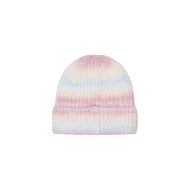 Multicolor marabou beanie-null