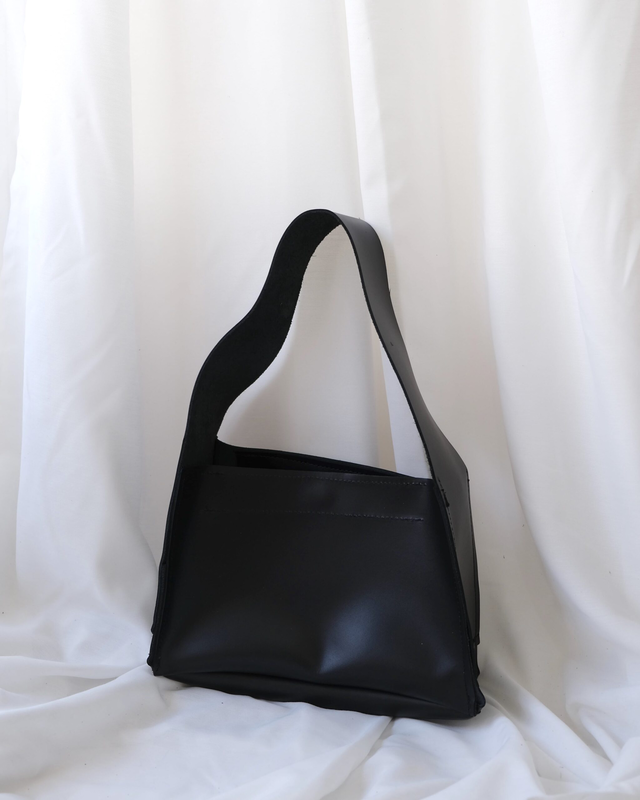 Hobo bag / black / leather / s-null