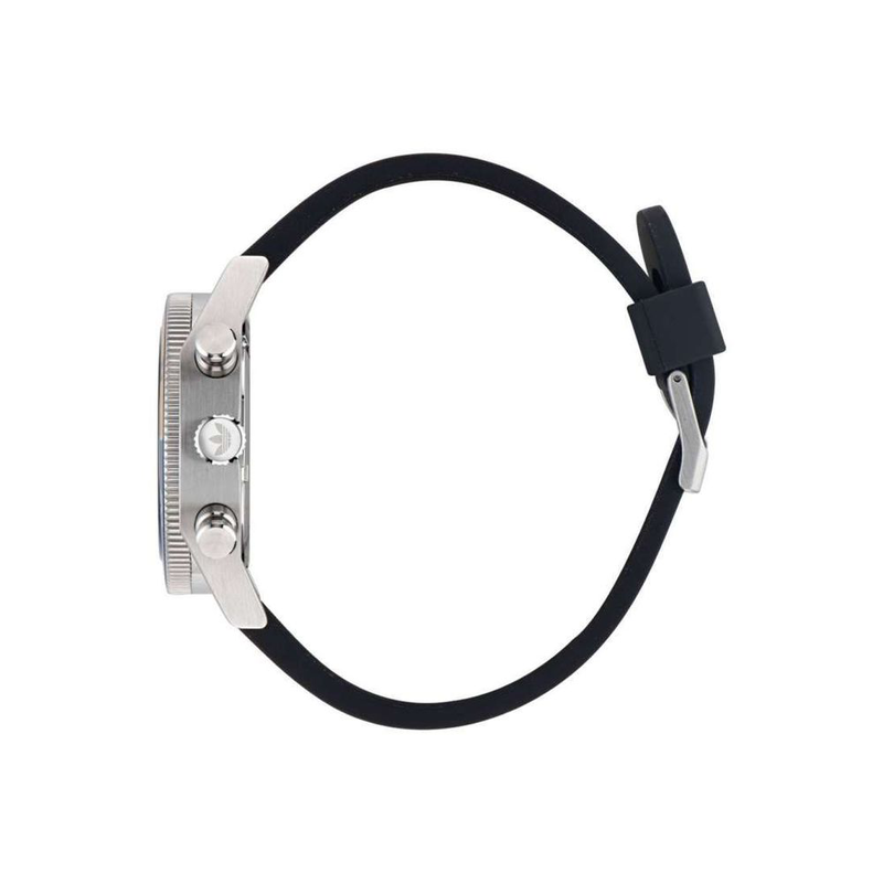Black synthetic sport watch-null