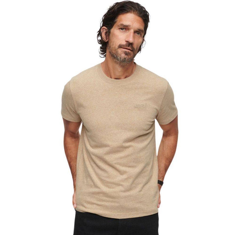 Organic cotton essential logo embroidered t-shirt-null