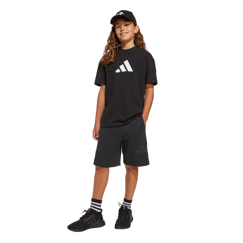 Adidas boy's future icons logo above-knee shorts kids-null