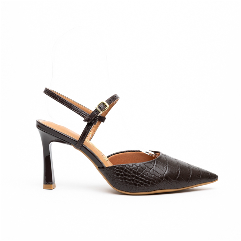 Vizzano croc effect high heel pumps-null