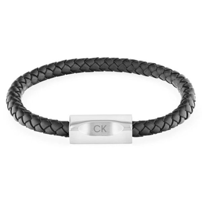 Calvin Klein bold leather men's bracelet, , medium