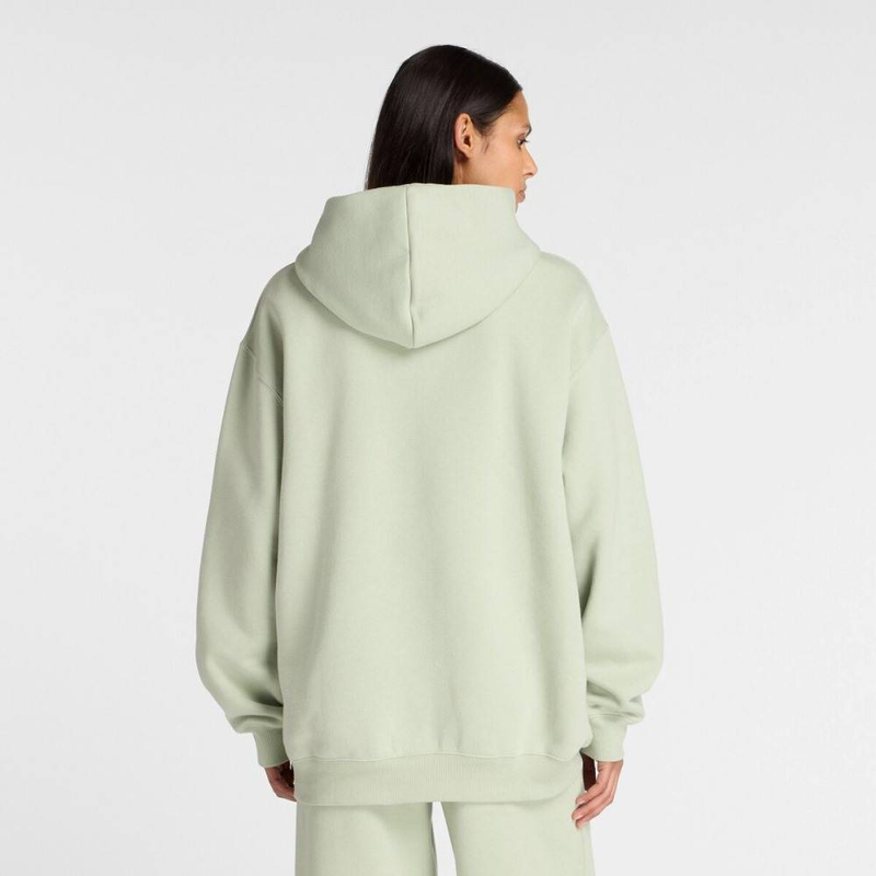 Linear heritage fleece long hoodie-null