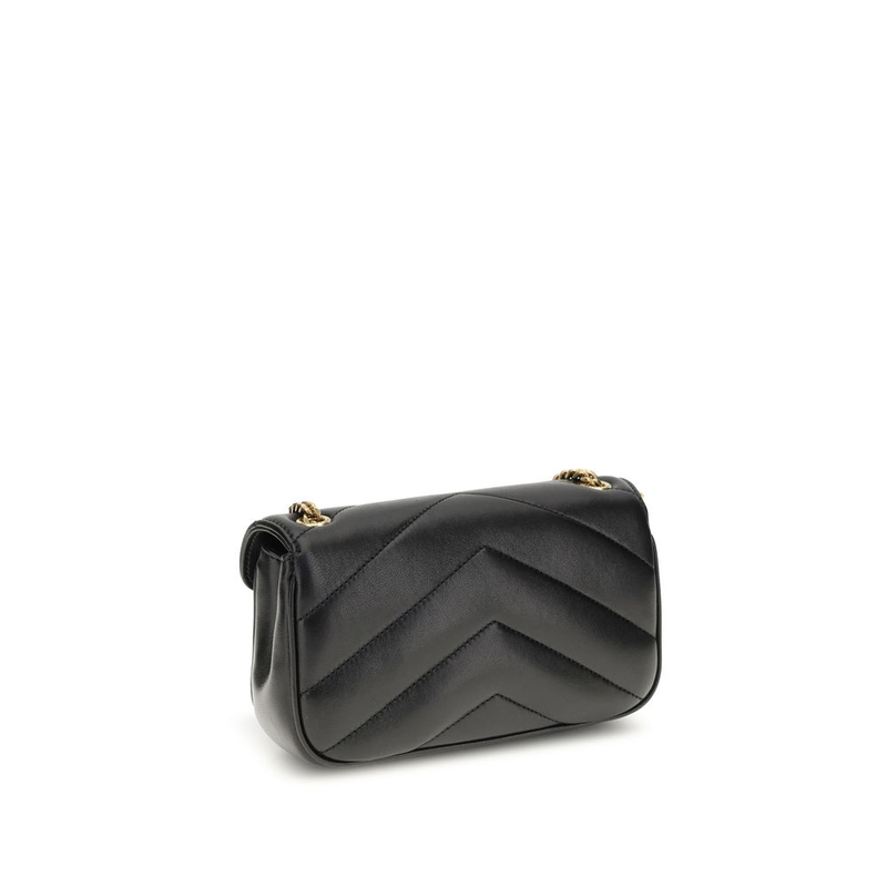 Black lamb ovis aries aries shoulder bag-null