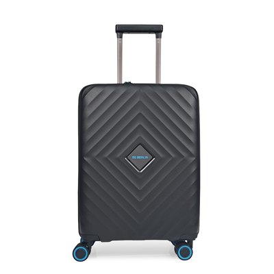 Bg berlin - cube cabin size/carry-on (4 wheel) 55cm/20in luggage 10kg suitcase, Black, medium