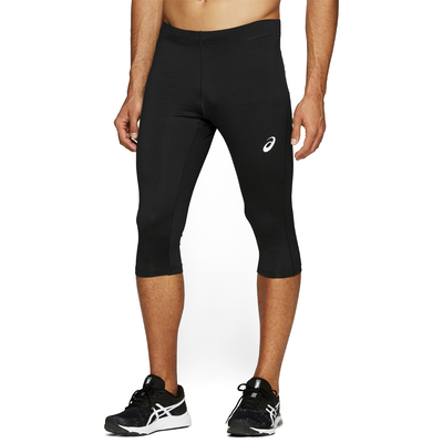 Asics men silver knee tight (2011a005), Black, medium