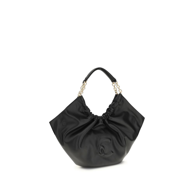 Black calf leather bos taurus shoulder bag-null