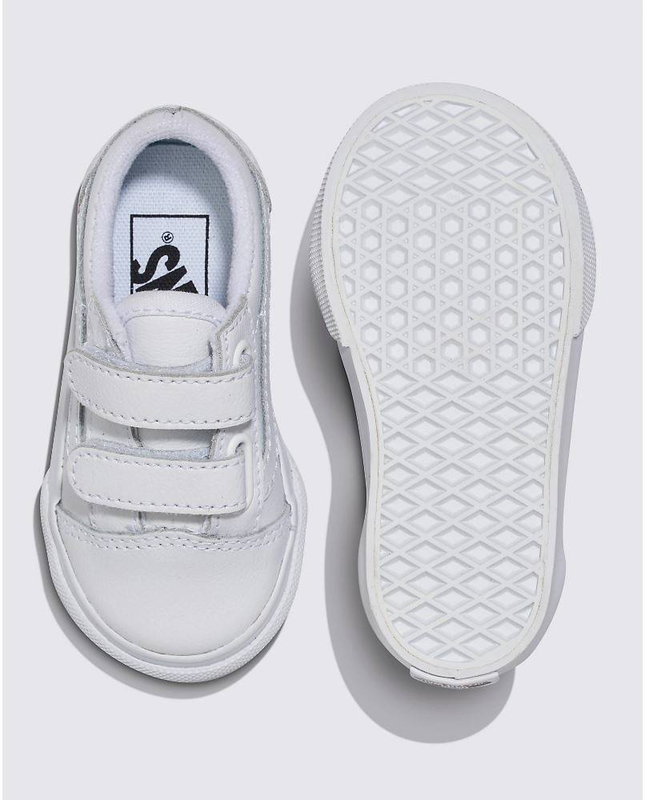Vans toddler old skool v checkerboard shoe-null