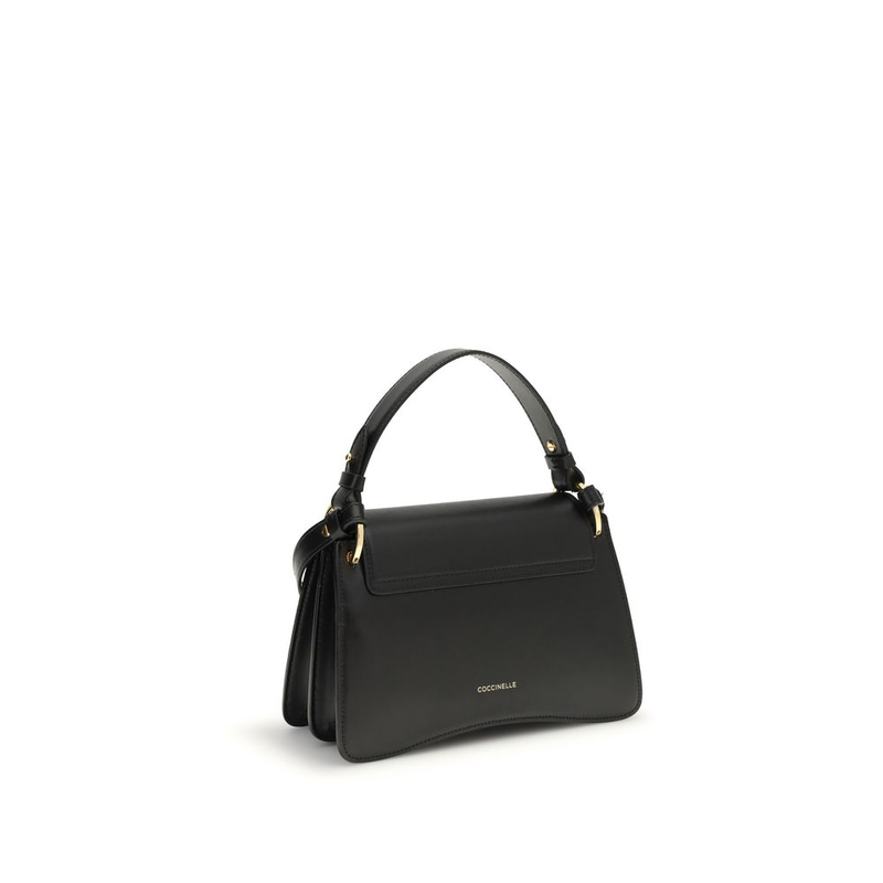 Black calf leather bos taurus shoulder bag-null