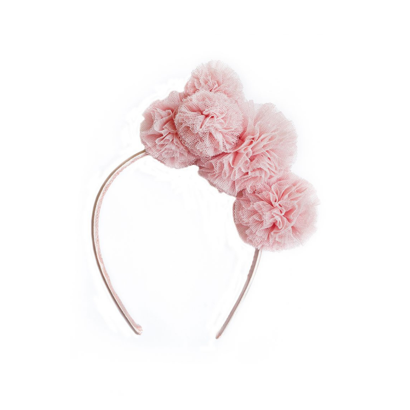 Spinkie le pom pom headband in light pink-null