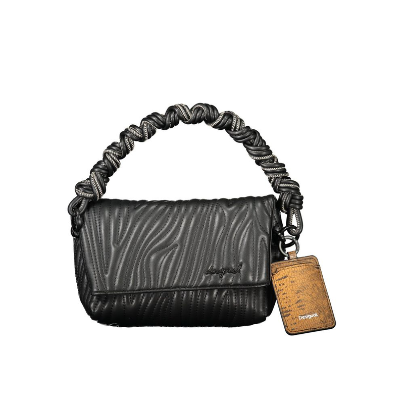 Ecru polyurethane women's handbag-null