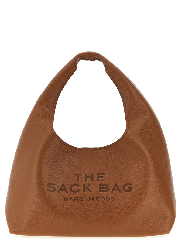 Brown cowhide shoulder bag-null