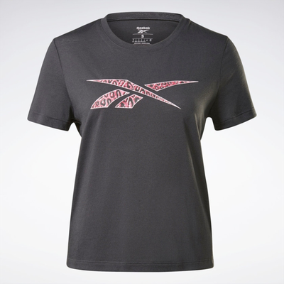Reebok modern safari wmn tee, Berry, medium