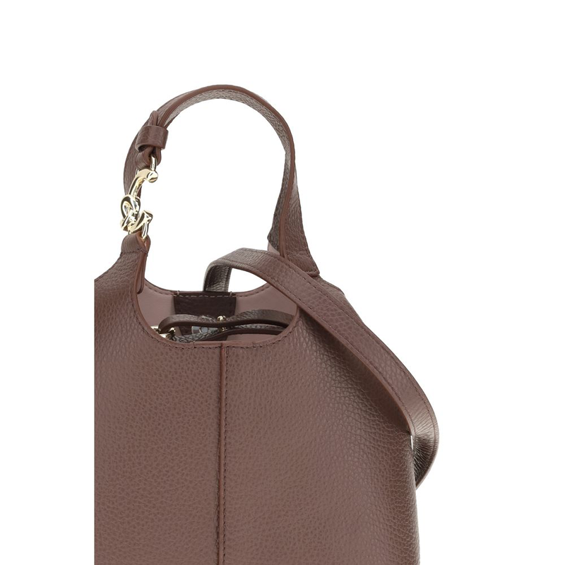 Brown calf leather bos taurus handbag-null