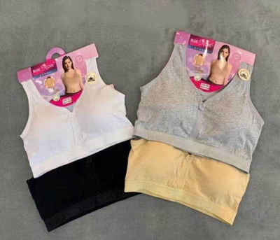 Sport bra plus size #31250, White, medium