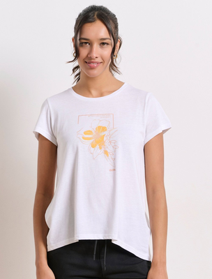 Bdtk woman's t-shirt ss, White, medium