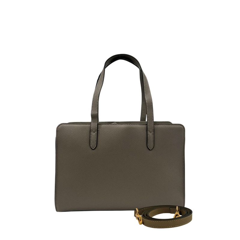 Grey pu women shoulder bag-null
