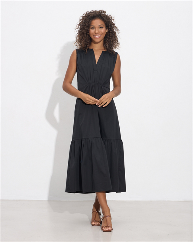 Cotton ruffle dress-null