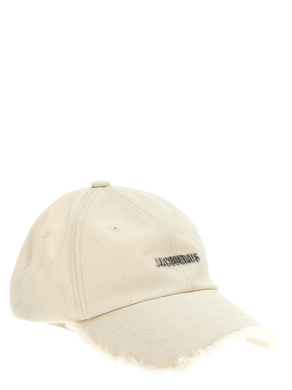 White cotton cap (baseball hat)-null