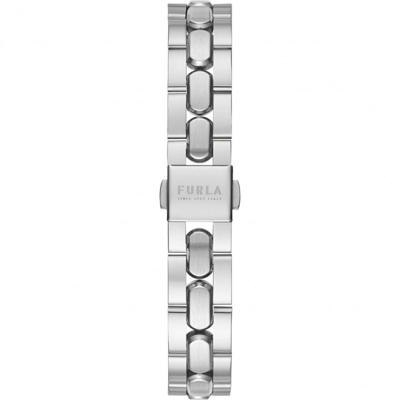Gray stainless steel dress watch-null