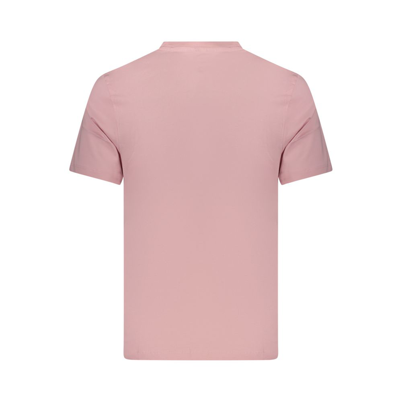 Pink cotton men's t-shirt-null