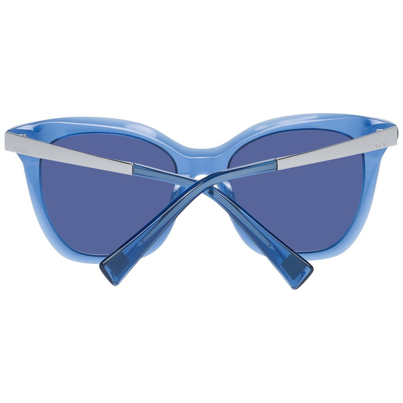 Blue plastic sunglasses-null