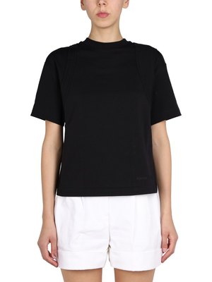 Alexander mcqueen crewneck t-shirt, Black, medium