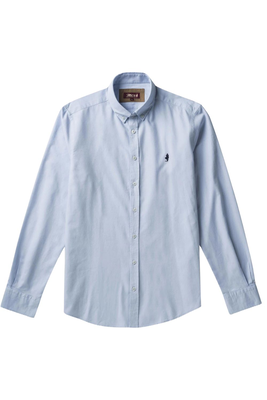 Marlboro oxford shirt, Ciel, medium