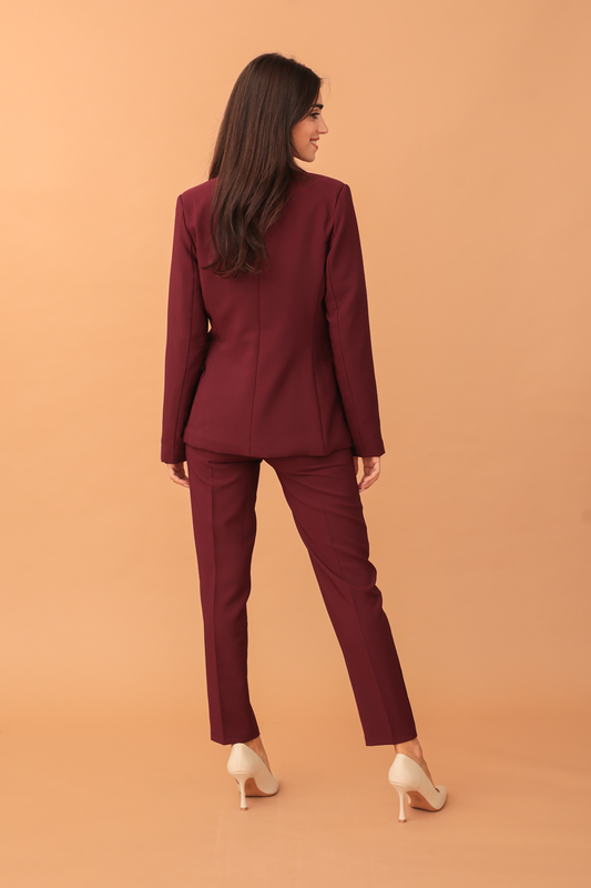 Victoria blazer - magenta-null