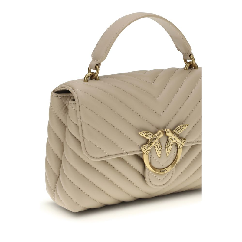 Beige calf leather bos taurus handbag-null
