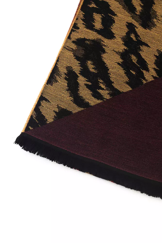 Brown wool men scarf-null