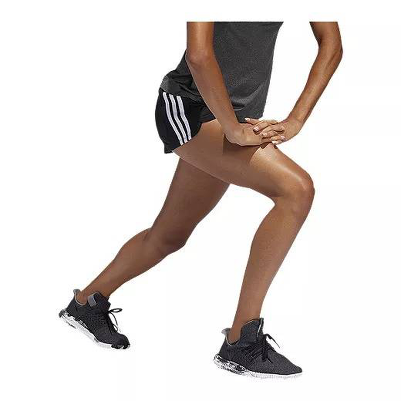 Womens pacer 3-stripes knit shorts-null