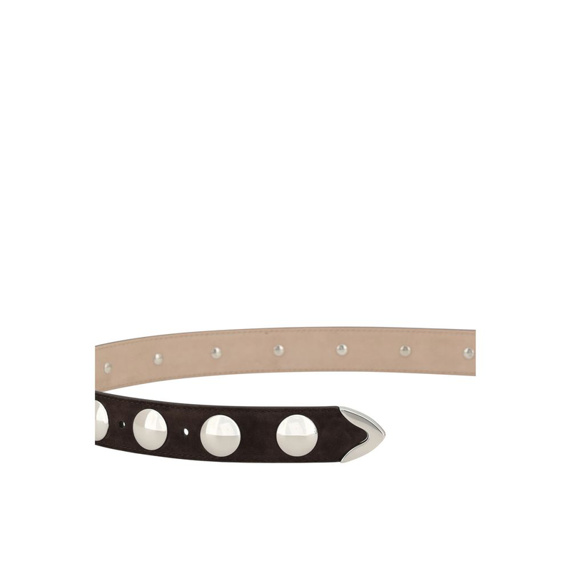 Brown calf leather bos taurus regular belt-null