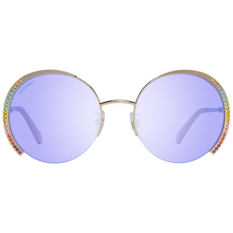 Gold metal sunglasses-null