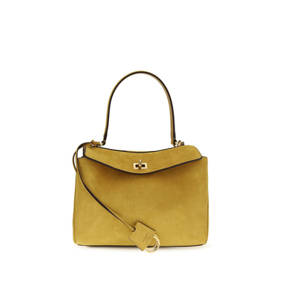 Beige calf leather bos taurus handbag, Beige, medium