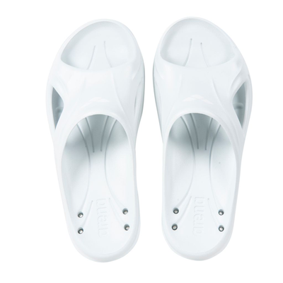 Arena hydrosoft II hook men slides light grey 003285-501, Grey, medium