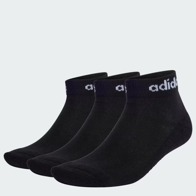 Adidas think linear ankle 3pp socks ic1305, Black, medium