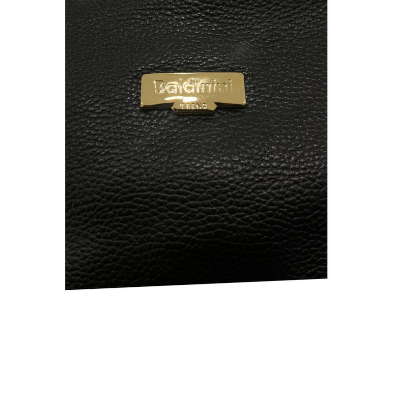 Black cow women shoulder bag-null