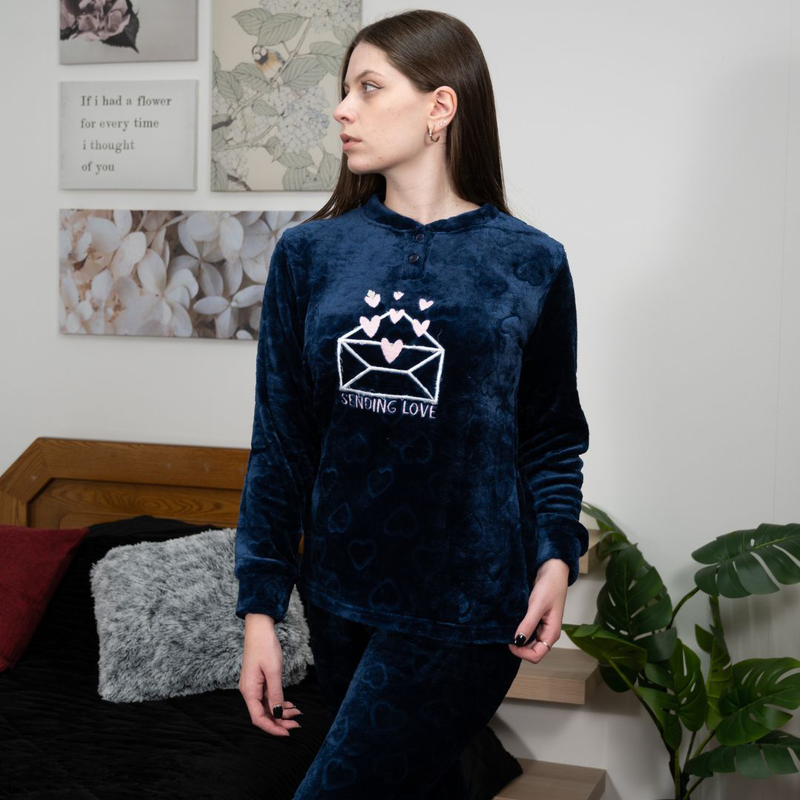 Womens thick velvet pajamas #2555 image number null
